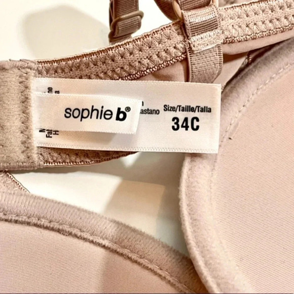NWT Sophie B Lightly Padded Push Up Bra - Picture 2 of 3